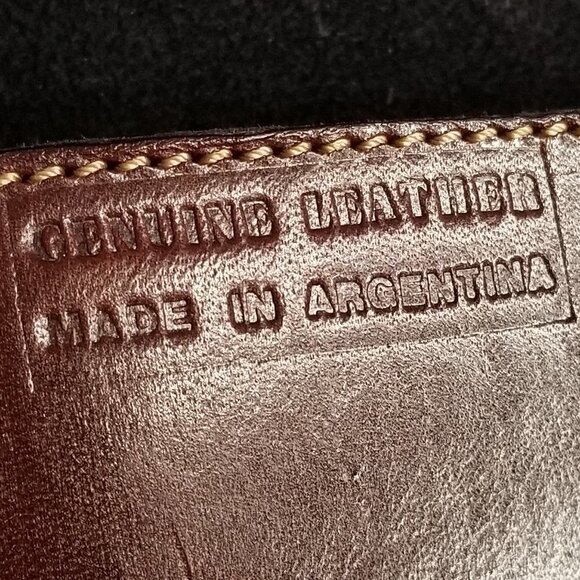 Vintage Argentinian Mattaldi Thick Whiskey Leather - Picture 11 of 12